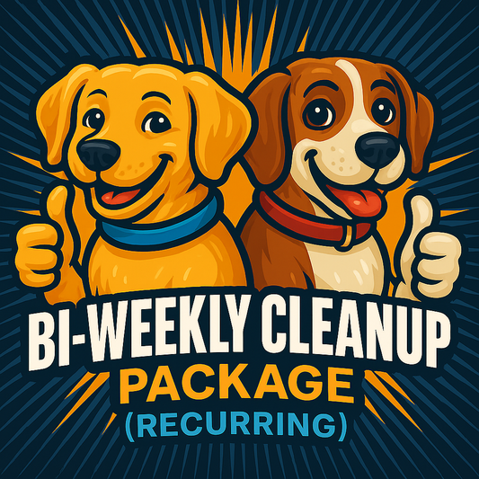 Bi-Weekly Dog Poop Cleanup – Twice a Month Yard Service