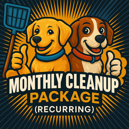 Monthly Dog Poop Cleanup – Once a Month Reset