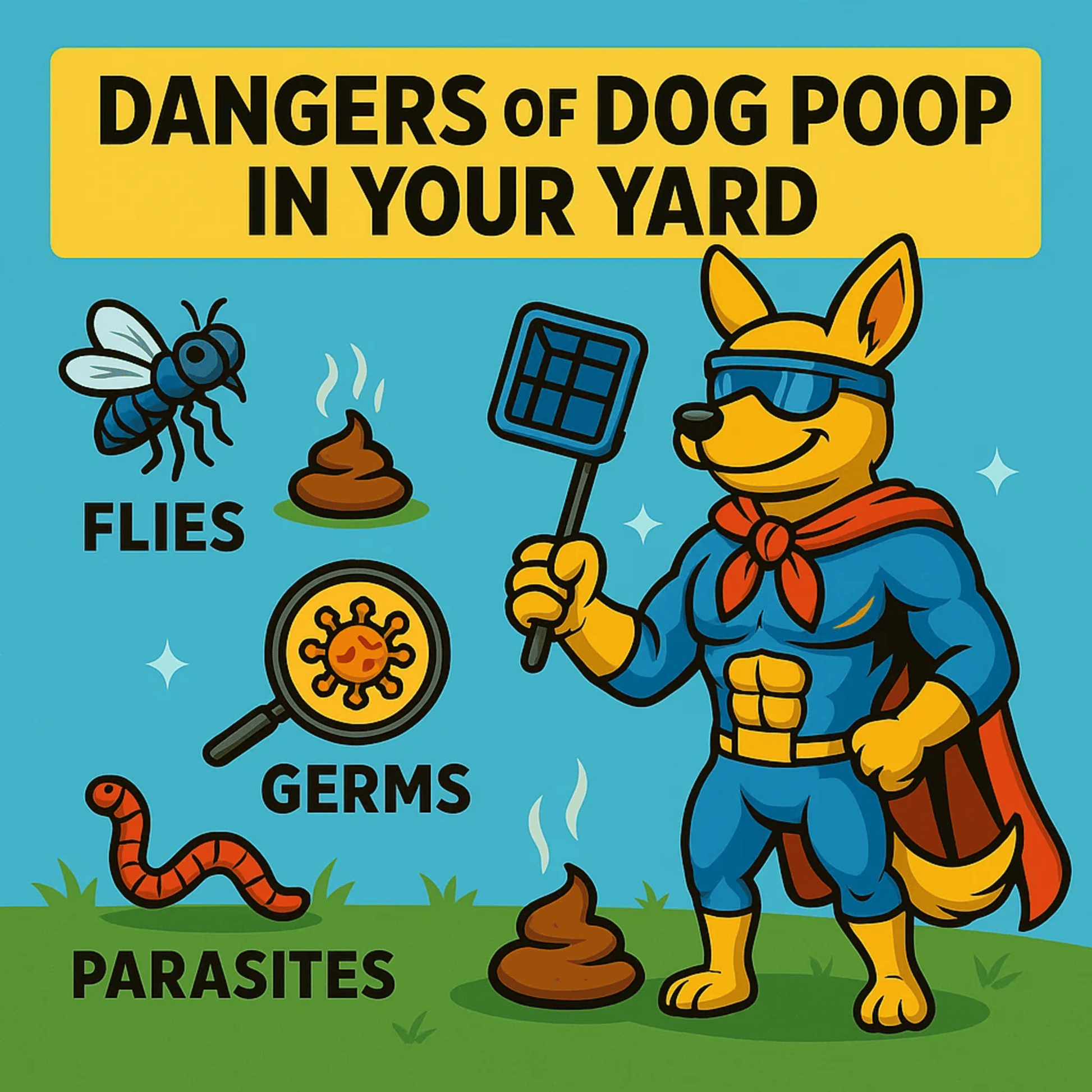 Reliable pet waste removal service near me in Lafayette by Mighty Scoop Force, keeping your lawn spotless.